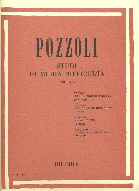 Studi Di Media Difficoltà - Per Arpa - učebnice pro harfu